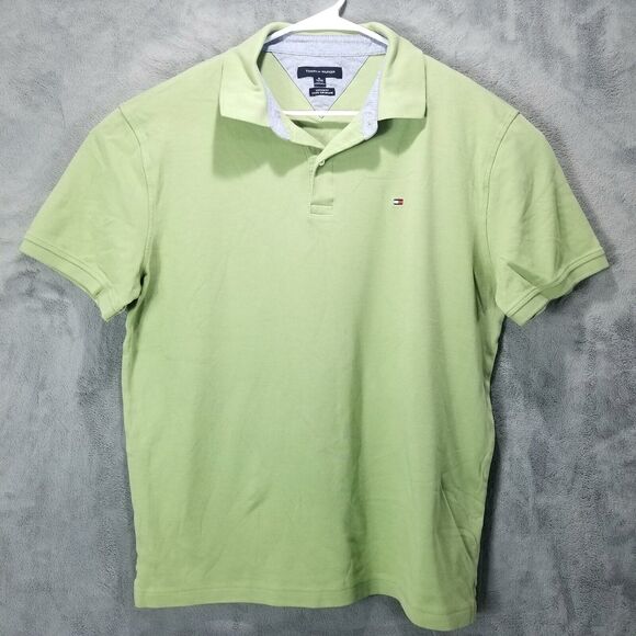 Tommy Hilfiger polo shirt Mens XL Custom Fit Short sleeve Collared - Picture 1 of 9